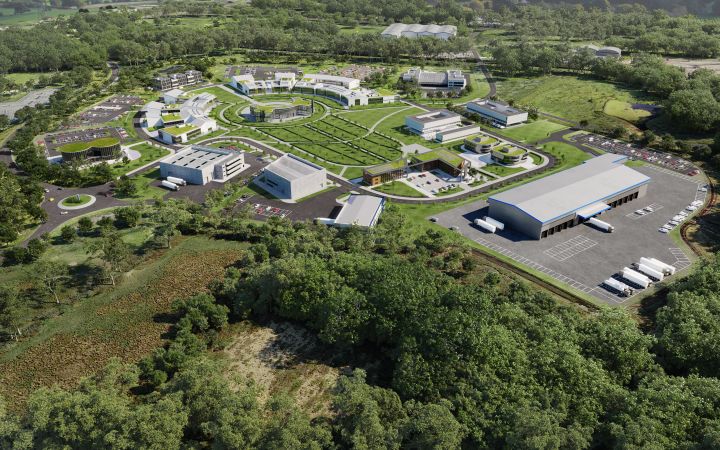 Parc Ferlindre Aerial